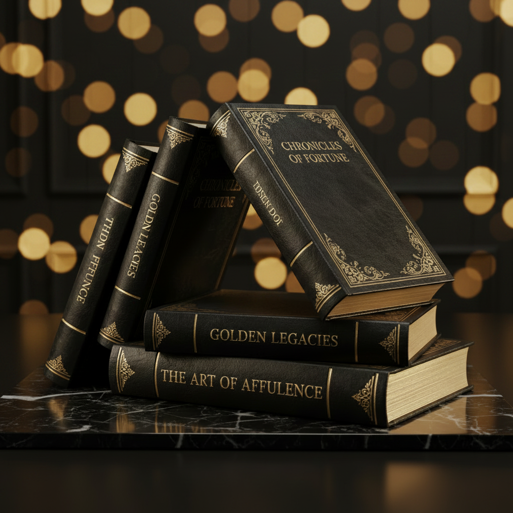 Luxury Books Dark Gold
